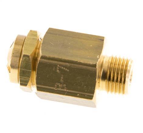 G 1/8'' Brass Adjustable Safety Valve 3-7 bar (43.51-101.53 psi)