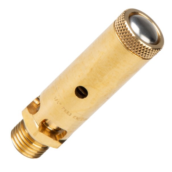 G 1/4'' Brass Pre-Set Safety Valve 28.5 bar (413.36 psi) DN 8