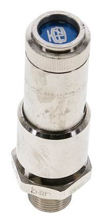 G 3/8'' Nickel-plated Brass Pre-Set Safety Valve 8 bar (116.03 psi) DN 10