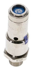 G 3/8'' Nickel-plated Brass Pre-Set Safety Valve 0.5 bar (7.25 psi) DN 10