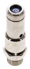 G 1/2'' Nickel-plated Brass Pre-Set Safety Valve 6 bar (87.02 psi) DN 10