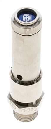 G 1/2'' Nickel-plated Brass Pre-Set Safety Valve 33 bar (478.63 psi) DN 10