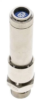 G 1/2'' Nickel-plated Brass Pre-Set Safety Valve 29 bar (420.62 psi) DN 10