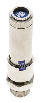 G 1/2'' Nickel-plated Brass Pre-Set Safety Valve 29 bar (420.62 psi) DN 10