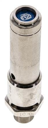 G 3/8'' Nickel-plated Brass Pre-Set Safety Valve 10 bar (145.04 psi) DN 10