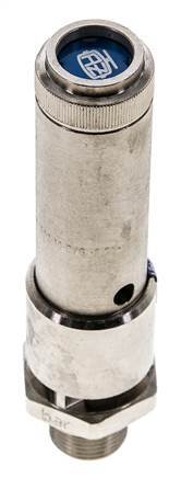 G 3/8'' Nickel-plated Brass Pre-Set Safety Valve 10 bar (145.04 psi) DN 10