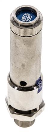 G 3/8'' Nickel-plated Brass Pre-Set Safety Valve 10 bar (145.04 psi) DN 10