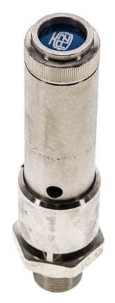G 3/8'' Nickel-plated Brass Pre-Set Safety Valve 10 bar (145.04 psi) DN 10