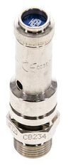 G 3/8'' Nickel-plated Brass Pre-Set Safety Valve 0.6 bar (8.7 psi) DN 8