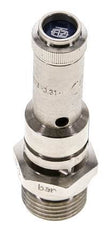 G 1/2'' Nickel-plated Brass Pre-Set Safety Valve 5.5 bar (79.77 psi) DN 8
