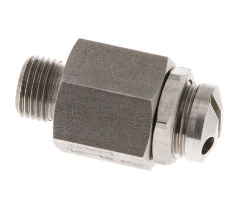 G 1/8'' Stainless steel 303 Adjustable Safety Valve 10-18 bar (145.04-261.07 psi)