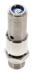 G 1/2'' Stainless steel 316 Ti Pre-Set Safety Valve 1.6 bar (23.21 psi) DN 10