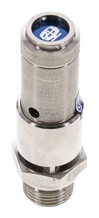 G 1/2'' Stainless steel 316 Ti Pre-Set Safety Valve 4 bar (58.02 psi) DN 10