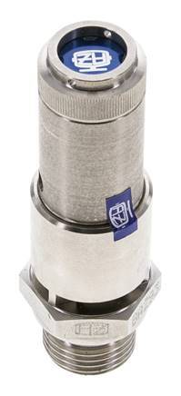 G 1/2'' Stainless steel 316 Ti Pre-Set Safety Valve 4.5 bar (65.27 psi) DN 10