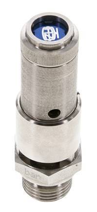 G 1/2'' Stainless steel 316 Ti Pre-Set Safety Valve 6 bar (87.02 psi) DN 10