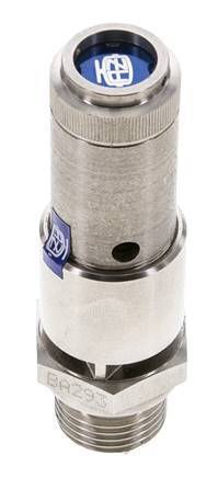 G 1/2'' Stainless steel 316 Ti Pre-Set Safety Valve 6 bar (87.02 psi) DN 10
