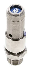 G 1/2'' Stainless steel 316 Ti Pre-Set Safety Valve 8.5 bar (123.28 psi) DN 10