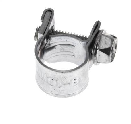 sl-10 mini hose clamp galvanised steel 8-10mm