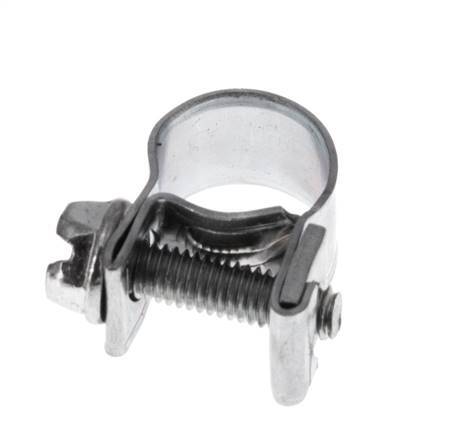 sl-10 mini hose clamp galvanised steel 8-10mm