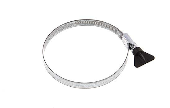90 - 110 mm Hose Clamp with a Galvanised Steel 12 mm band With Butterfly Handle - Norma [2 Pieces]