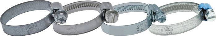 70 - 90 mm Hose Clamp with a Stainless Steel 304 9 mm band With Butterfly Handle - Norma [2 Pieces]