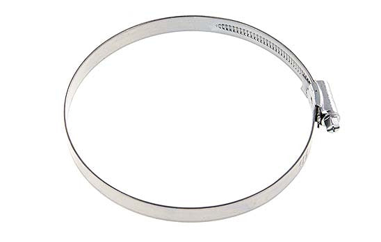 120 - 140 mm Hose Clamp with a Galvanised Steel 12 mm band - Ideal [2 Pieces]