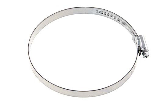 130 - 150 mm Hose Clamp with a Galvanised Steel 12 mm band - Ideal [2 Pieces]