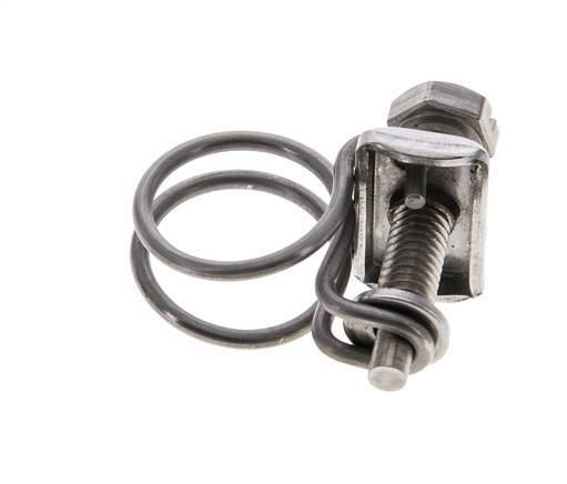 15 - 18 mm Hose Clamp Galvanised Steel