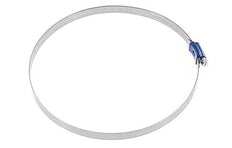 190 - 210 mm Hose Clamp with a Galvanised Steel 12 mm band - Aba [2 Pieces]