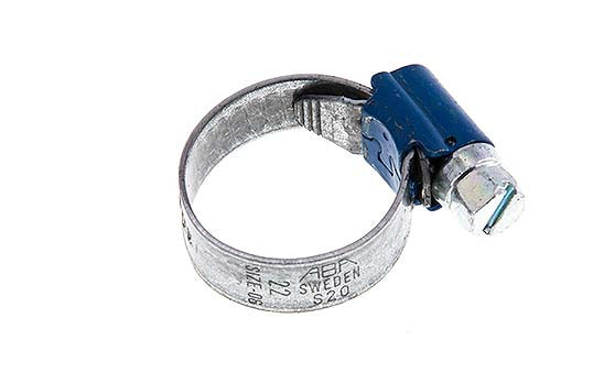 8 - 12 mm Hose Clamp with a Galvanised Steel 9 mm band - Aba [5 Pieces]