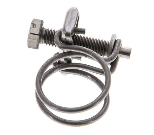 20 - 23 mm Hose Clamp Galvanised Steel