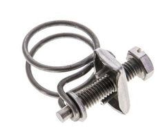 20 - 23 mm Hose Clamp Galvanised Steel
