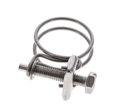 27 - 31 mm Hose Clamp Galvanised Steel