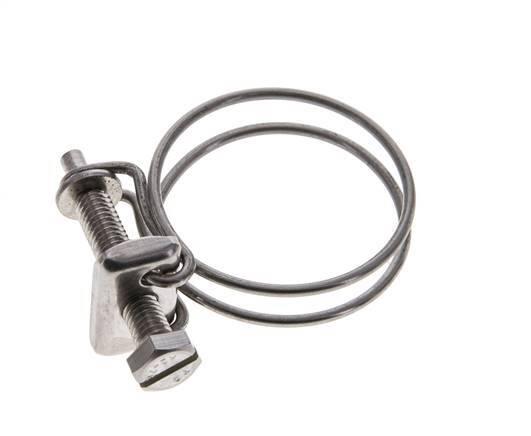 35 - 40 mm Hose Clamp Galvanised Steel