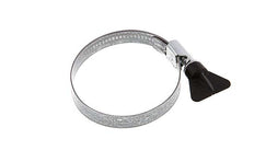 40 - 60 mm Hose Clamp with a Galvanised Steel 12 mm band With Butterfly Handle - Norma [5 Pieces]
