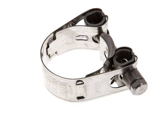 29 - 31 mm Hose Clamp with a Stainless Steel 304 18 mm band - Norma