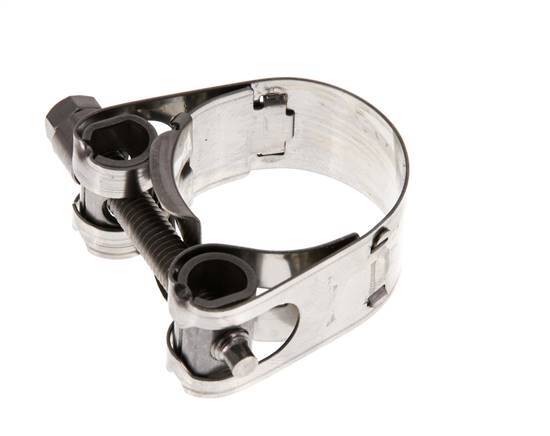 29 - 31 mm Hose Clamp with a Stainless Steel 304 18 mm band - Norma