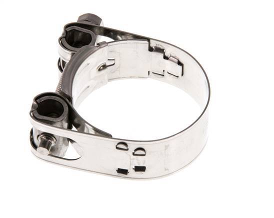 37 - 40 mm Hose Clamp with a Stainless Steel 304 18 mm band - Norma