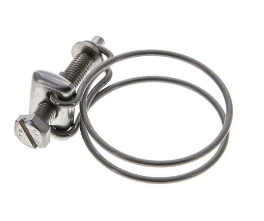 37 - 42 mm Hose Clamp Stainless Steel 304 [2 Pieces]