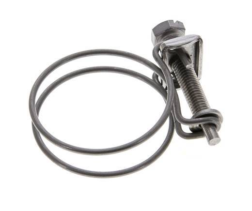 37 - 42 mm Hose Clamp Stainless Steel 304 [2 Pieces]