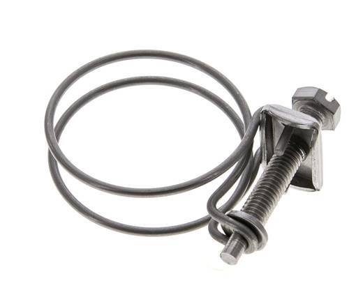 37 - 42 mm Hose Clamp Stainless Steel 304 [2 Pieces]