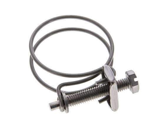 37 - 42 mm Hose Clamp Stainless Steel 304 [2 Pieces]