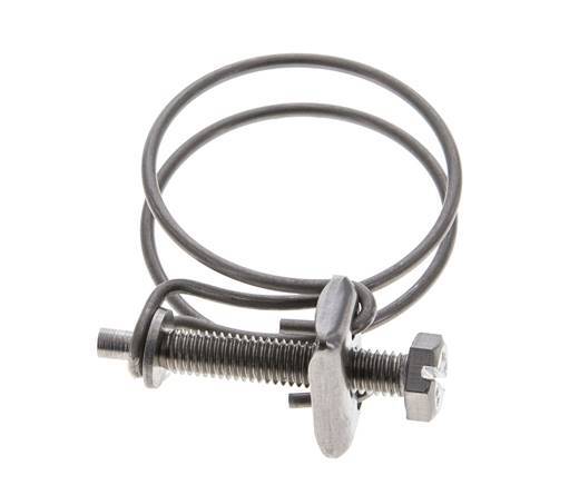 37 - 42 mm Hose Clamp Stainless Steel 304 [2 Pieces]