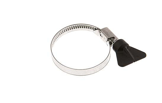 50 - 70 mm Hose Clamp with a Stainless Steel 304 9 mm band With Butterfly Handle - Norma [2 Pieces]