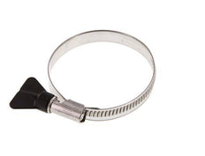 50 - 70 mm Hose Clamp with a Stainless Steel 304 12 mm band With Butterfly Handle - Norma [2 Pieces]