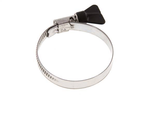 50 - 70 mm Hose Clamp with a Stainless Steel 304 12 mm band With Butterfly Handle - Norma [2 Pieces]