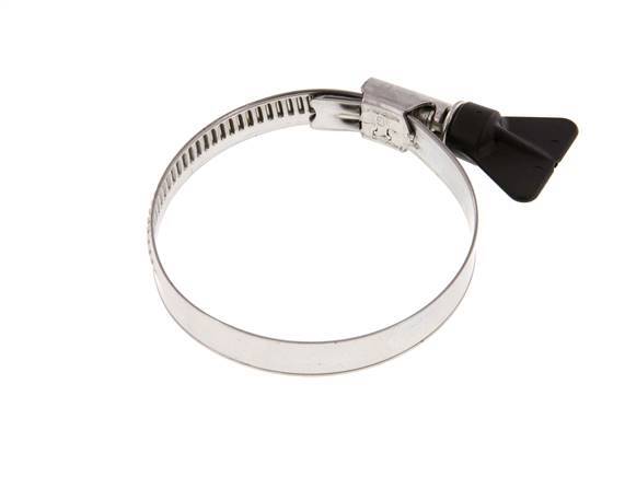 50 - 70 mm Hose Clamp with a Stainless Steel 304 12 mm band With Butterfly Handle - Norma [2 Pieces]