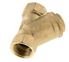 G 1" Brass Y-Strainer 0.5 mm Mesh 20 Bar NBR