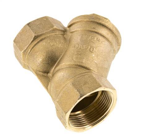 G1 1/2'' Y-Strainer 0.5mm 35-Mesh Brass NBR 20bar/290psi