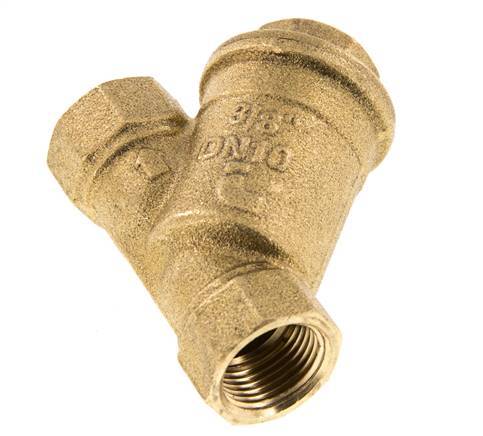 G 3/8'' Brass Y-Strainer 0.2 mm Mesh 20 Bar NBR